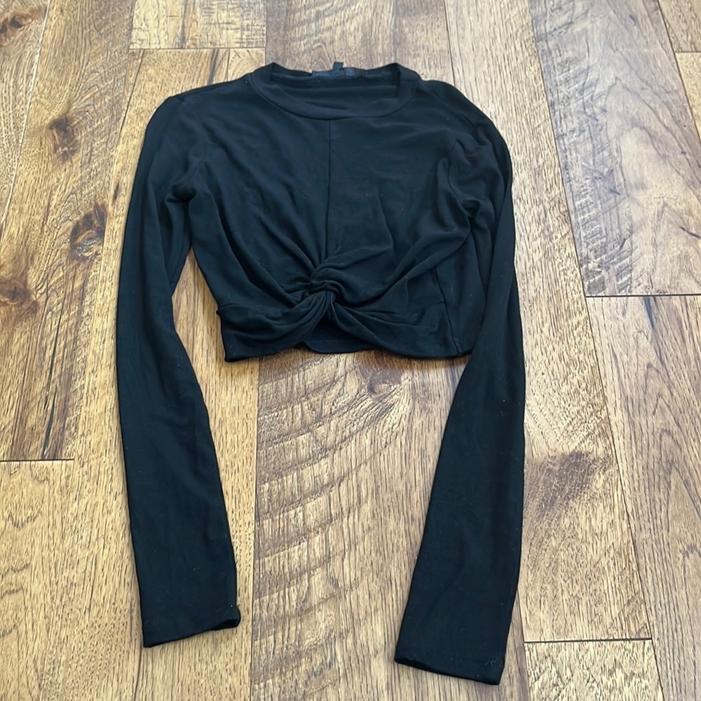 Miss Behave Girl’s Black Long Sleeve Top Size 10